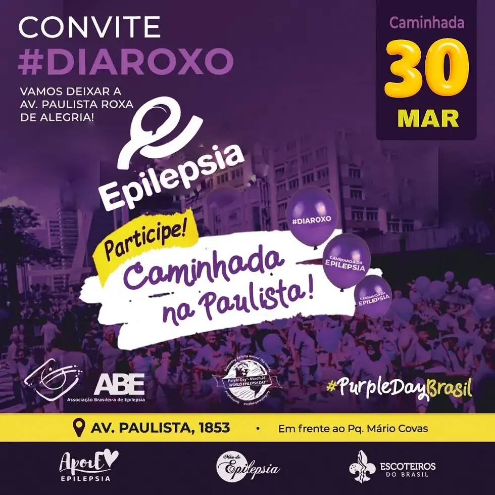 articipe da Caminhada pela Epilepsia 2025 – Direitos Já!