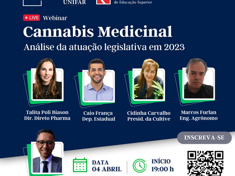 Webinar Cannabis Medicinal - 2024: análises da atuação legislativa e dados de mercado de CBD