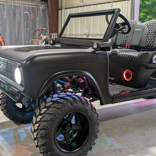 Custom Ford Bronco Golf Cart - Low Speed Vehicle