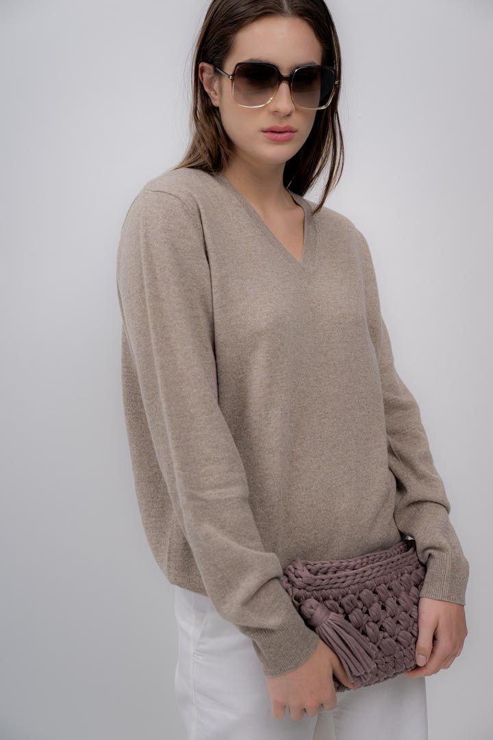 Miniatura: Cashmere V-Neck