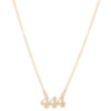 The Diamond Cut Angel Number Necklace