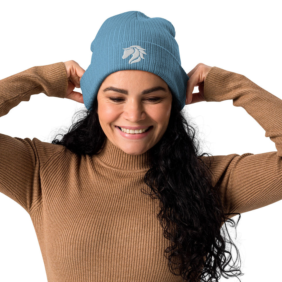 Thumbnail: Organic ribbed beanie