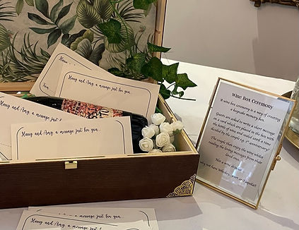 A Wine Box Ceremony