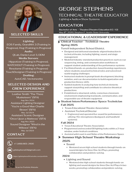 Resume Page 1
