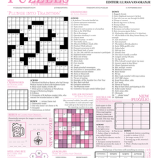 Puzzles 292: 'Plunge into Tradition'