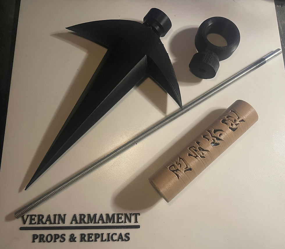 Thumbnail: Minato Thundergod Kunai 3D Printed Kit