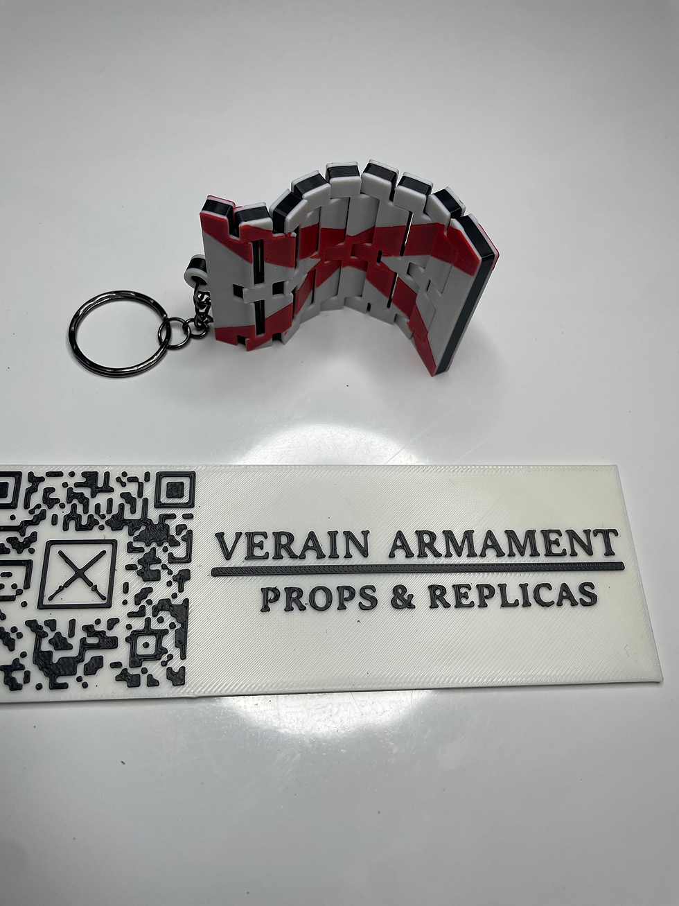 Thumbnail: U.S. State Flags 3D Printed Articulating Flag, Double sided Keyring