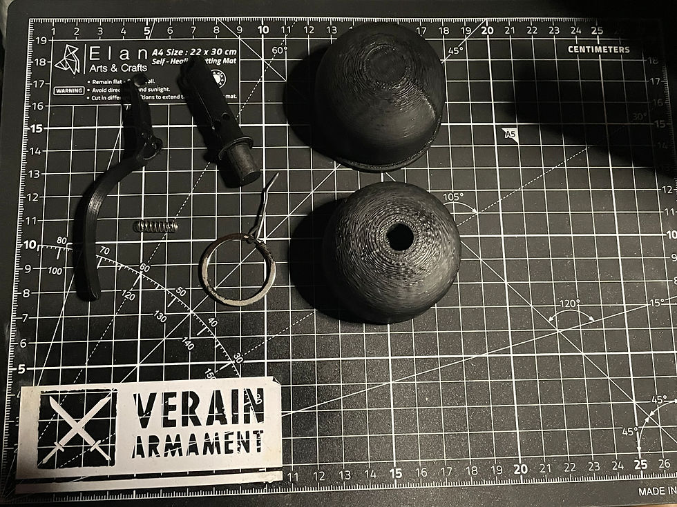 Thumbnail: RGD-5 Russian Hand Frag Grenade 3D Printed Kit 