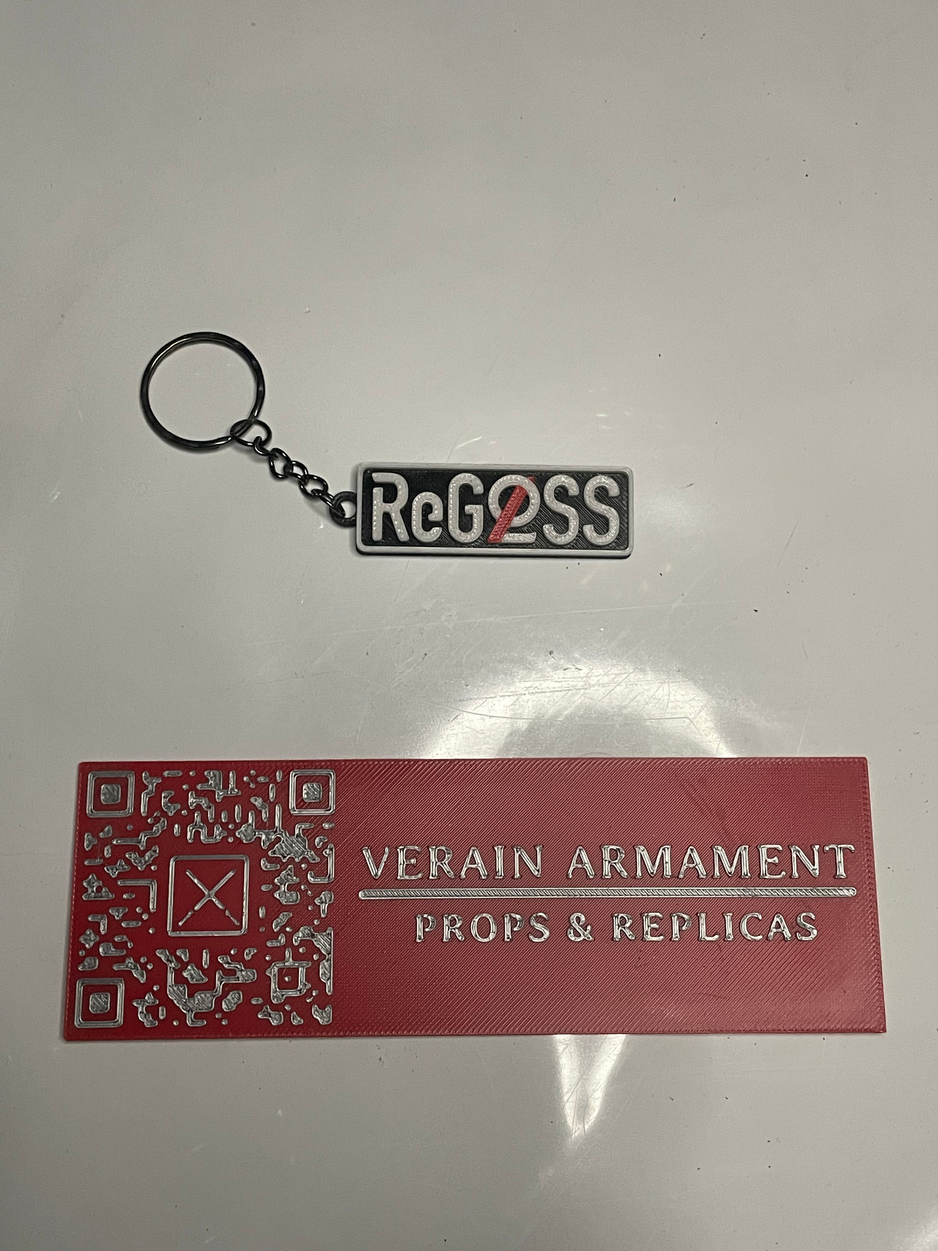 Mini Regloss Unit Logo Keyring 