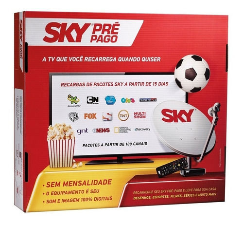 Miniatura: SKY PRÉ PAGO com instalação