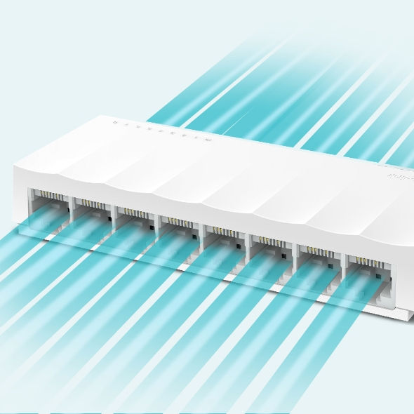 Miniatura: Switch de Mesa com 8 portas 10/100Mbps