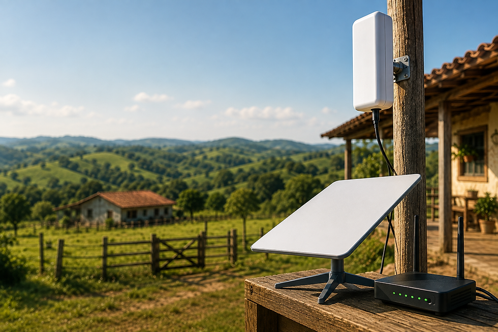 Qual a Melhor Internet para Área Rural? Veja as Principais Opções