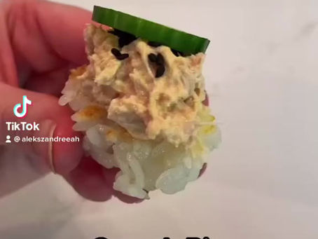 Crunchy rice spicy tuna snack video