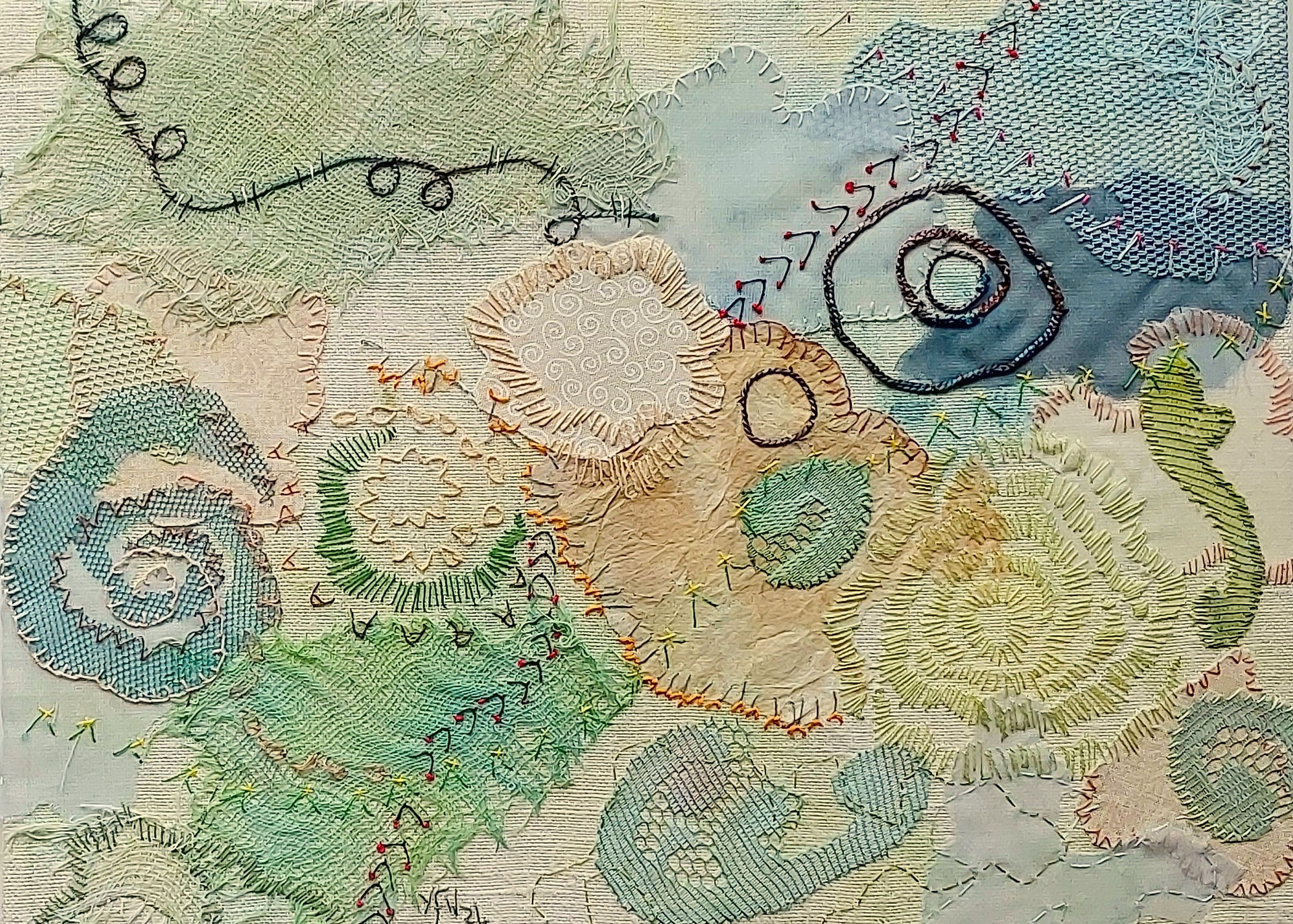 embroidered canopybird calls 