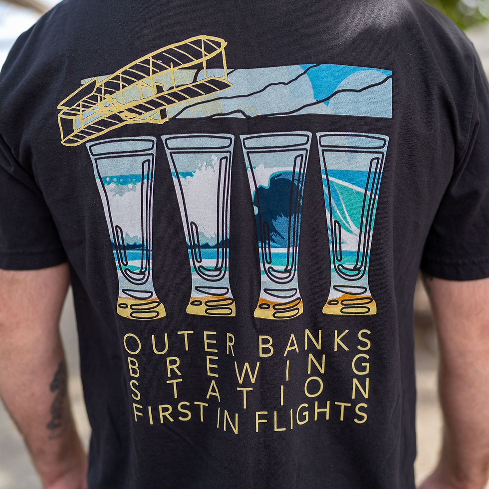Thumbnail: First in Flight Wave Unisex T-shirt