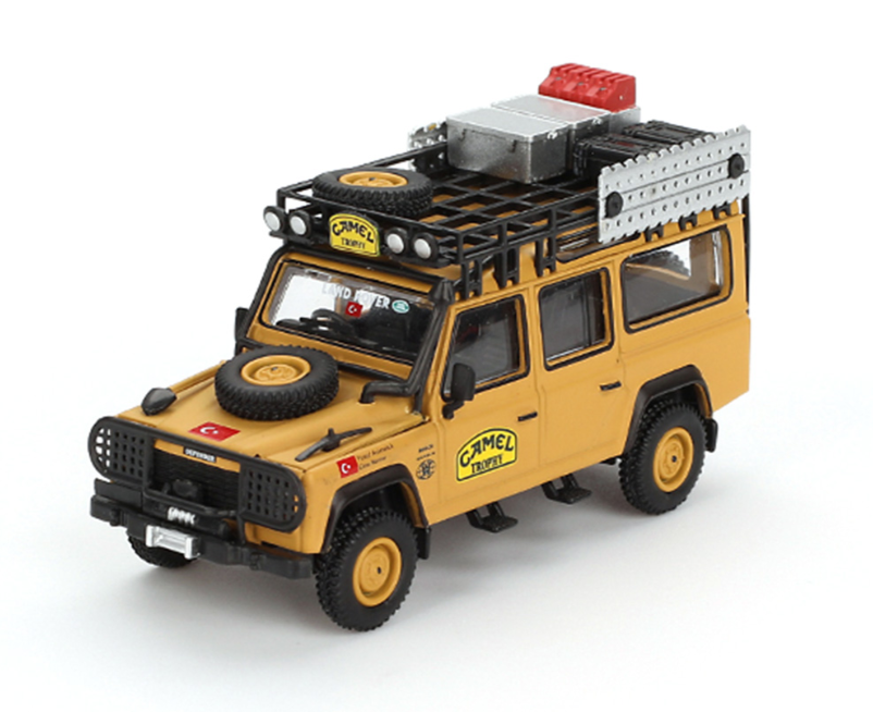 Mini GT 1/64 Land Rover Defender 110 1989 Camel Trophy Amazon Team Turkey Turkey