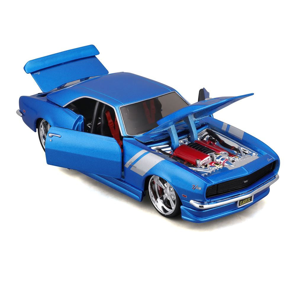 1:24 1968 Chevrolet Camaro Z/28 Model Araba 32508 - Mavi