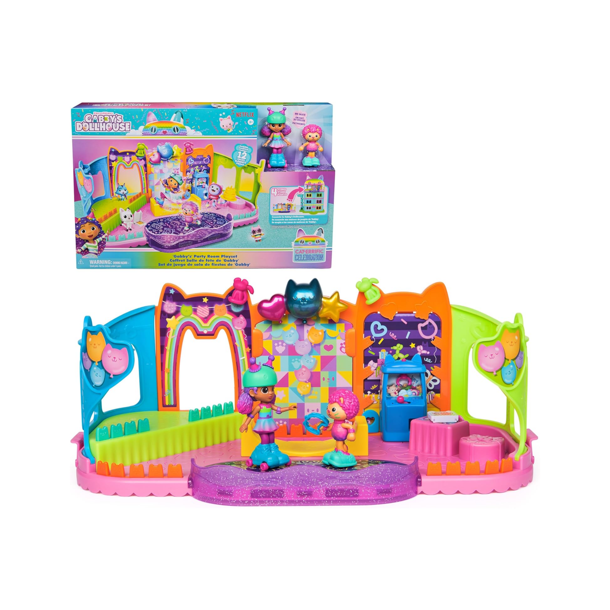 Gabby Dollhouse Parti Salonu Oyun Seti 6069755