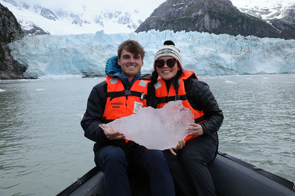 Christina and her JV/husband in Patagonia, Chile!