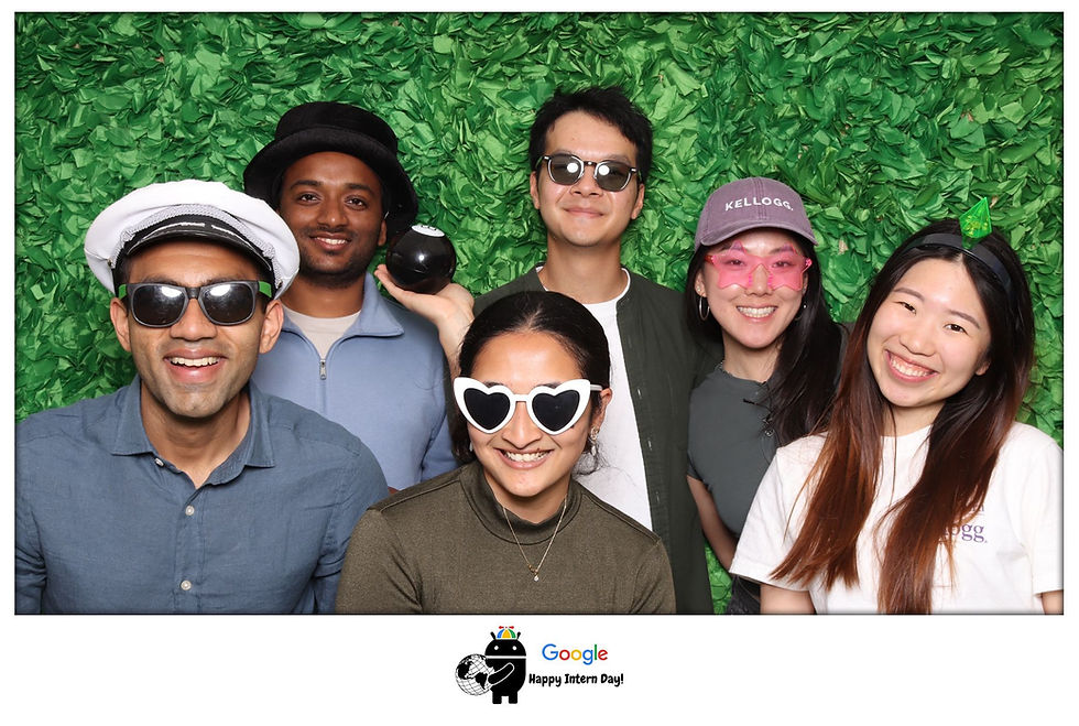 Shonal Shoney (center, white glasses)