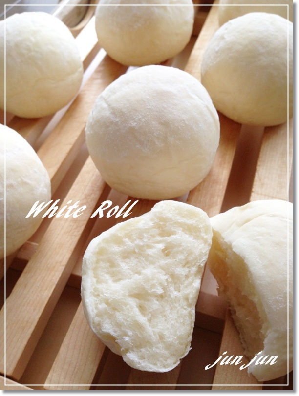 まあるい白パン♪