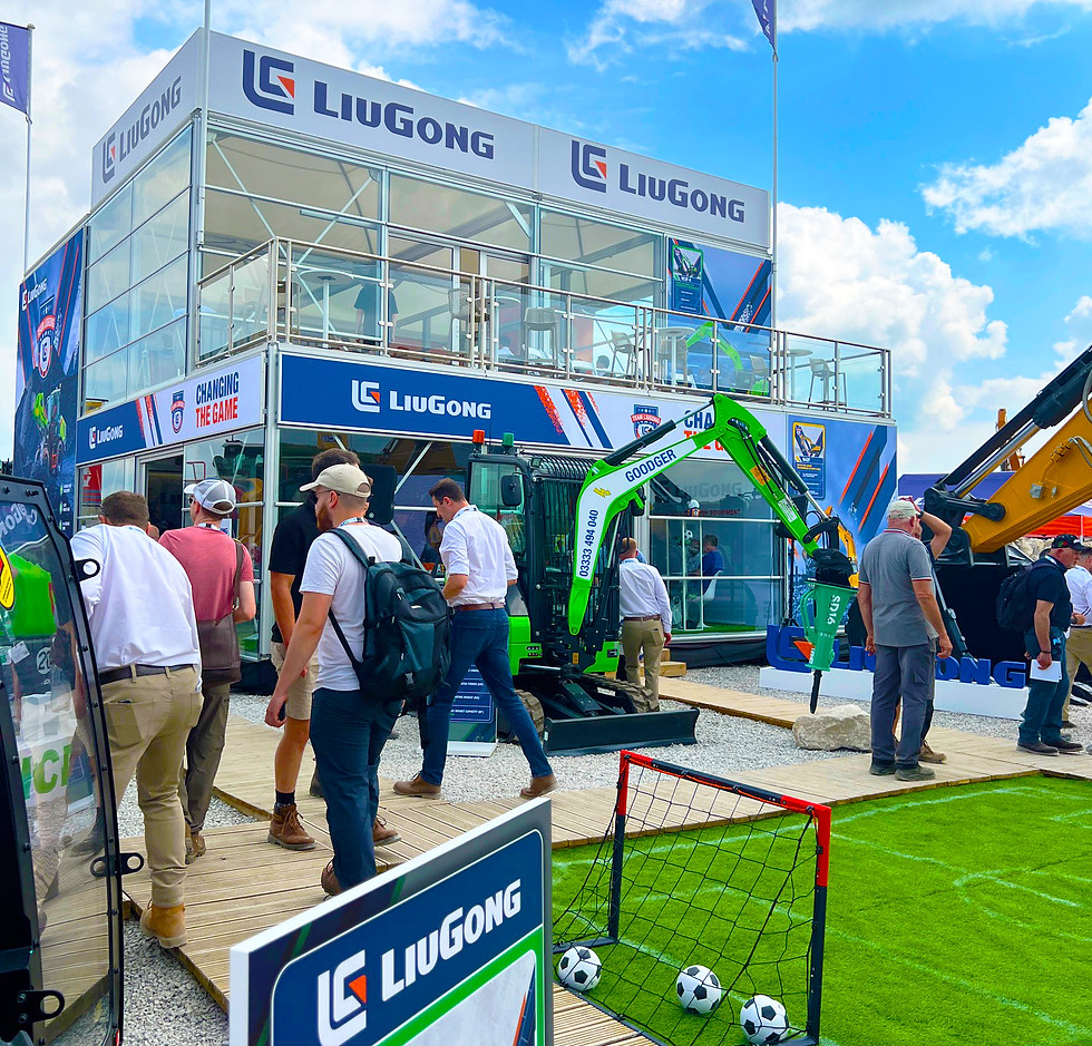 Liugong at Hillhead showing immersive football area