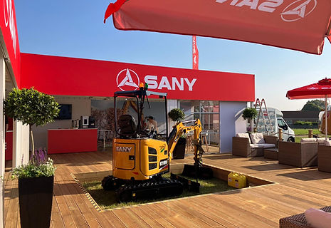 Sany stand at PlantWorx
