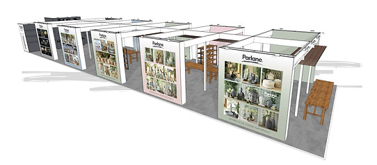 Parlane at The Toy Fair overhead of the design.