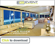 EGS The Venice Range Technical Specification Brochure Cover. Click to download.