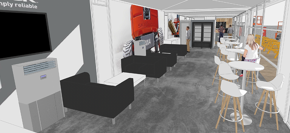 Skyjack exhibition stand design