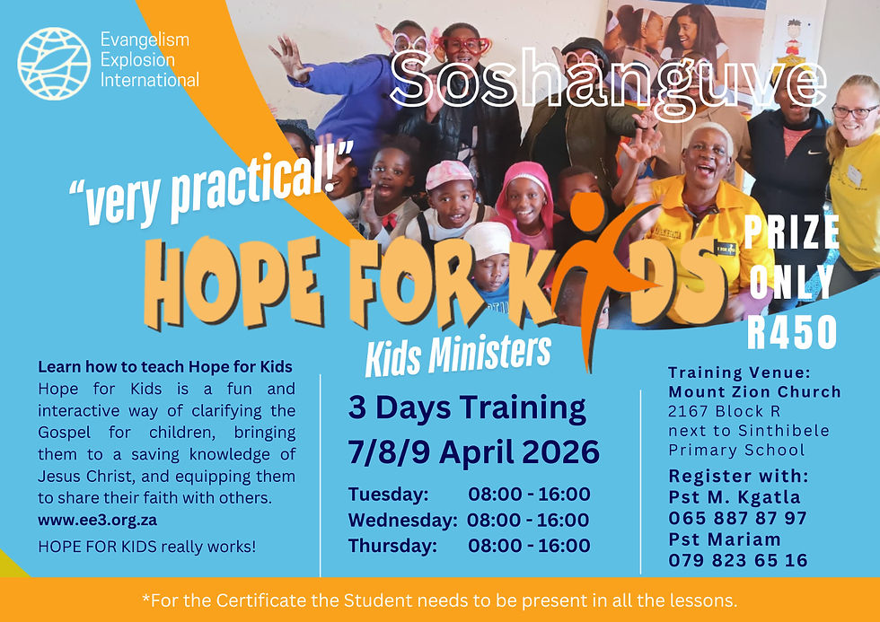 Hope for Kids Soshunguve