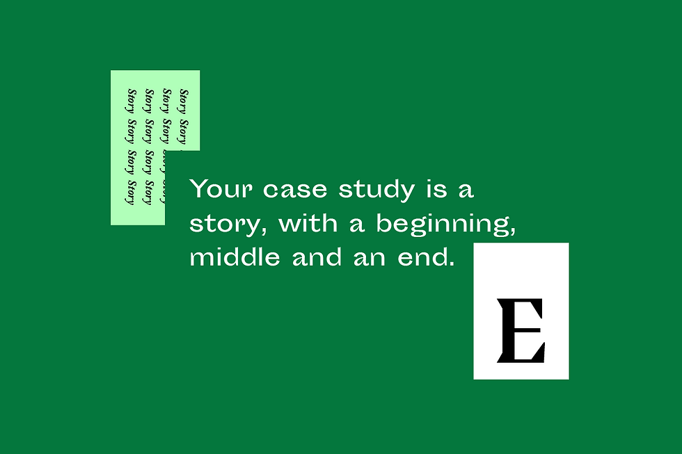 case study template portfolio