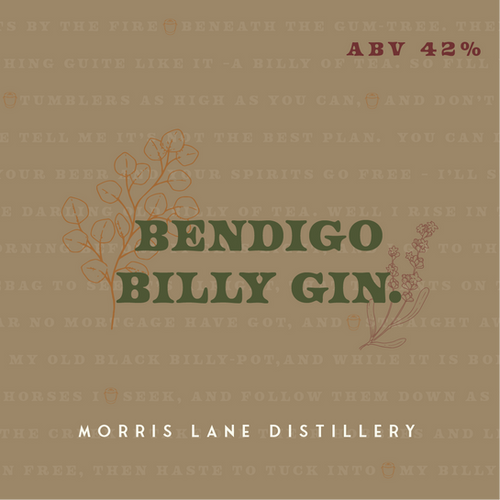 Bendigo Billy Gin The Urban Cellar