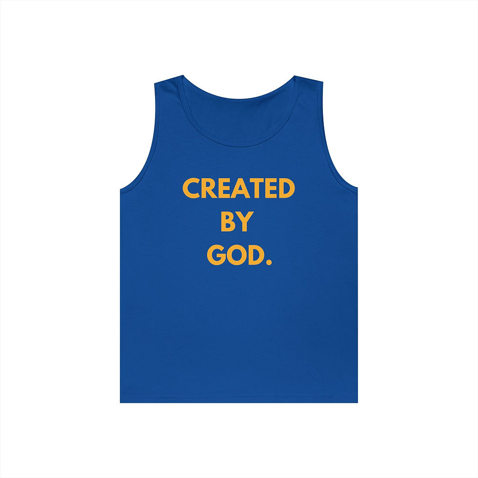 Thumbnail: Created By God Cotton Tank Top