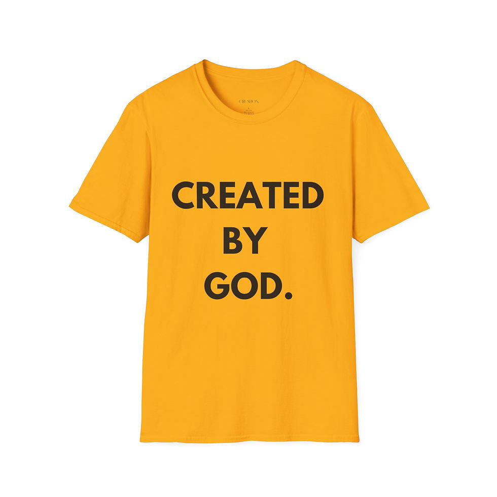 Thumbnail: Created By God T-Shirt
