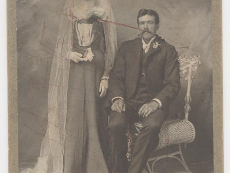 Wedding Photo Elisabeth Ehrhardt and Anton William Sander 1902