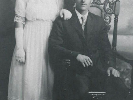 Photo David Schaefer and Augusta Ziemann Wedding 1917