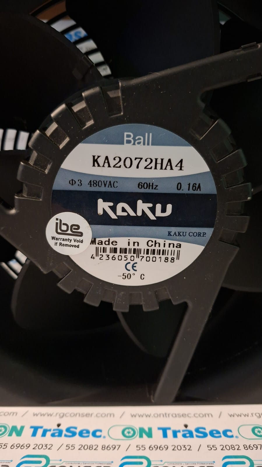 Miniatura: VENTILADOR KA2072HA4 480VAC 60Hz 0.16A