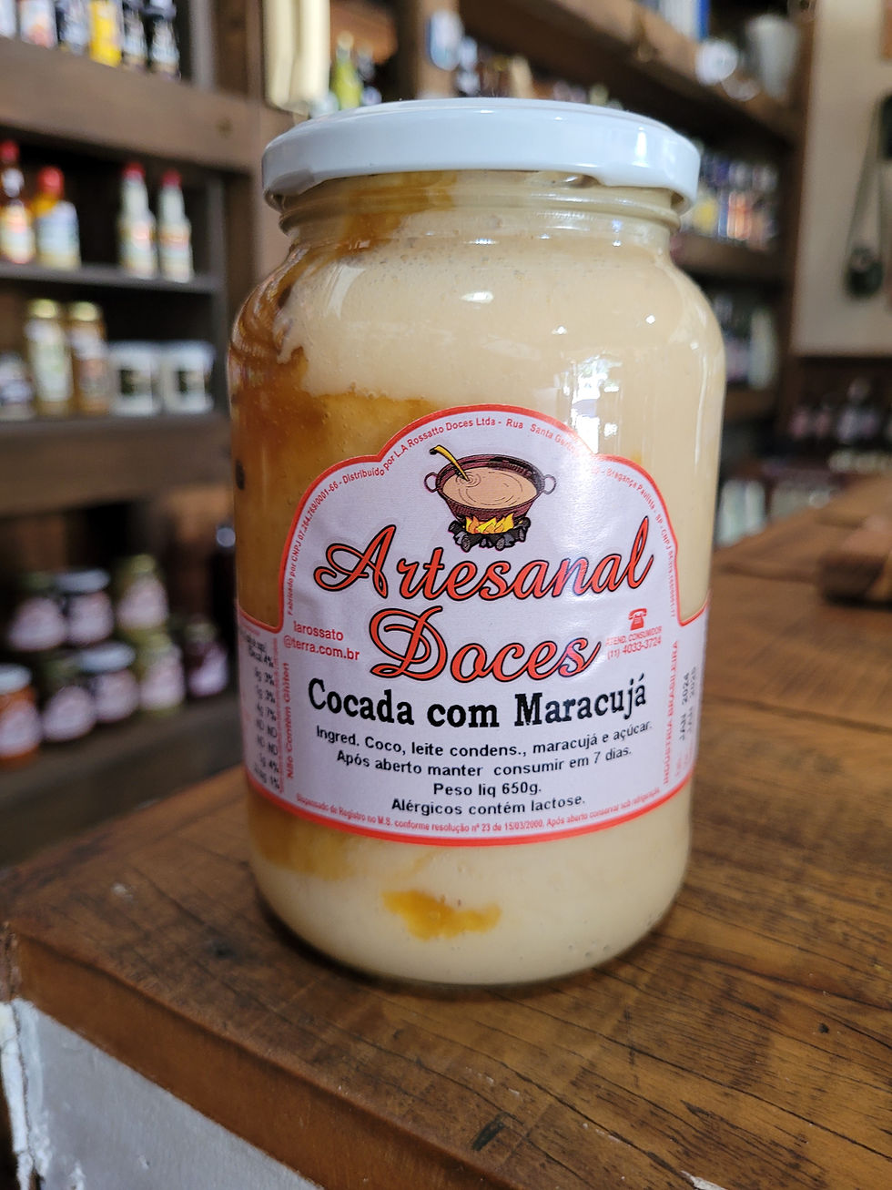 Miniatura: Cocada Cremosa Artesanal Doces 650g