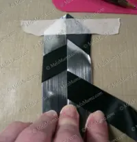 Melz Mumz How to Make a Homecoming Mum Spirit Braid Tutorial Vintage Scrapping
