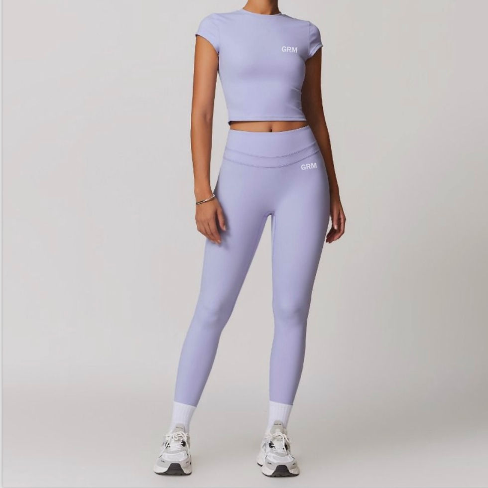 Thumbnail: Athletic Crop Top & Leggings