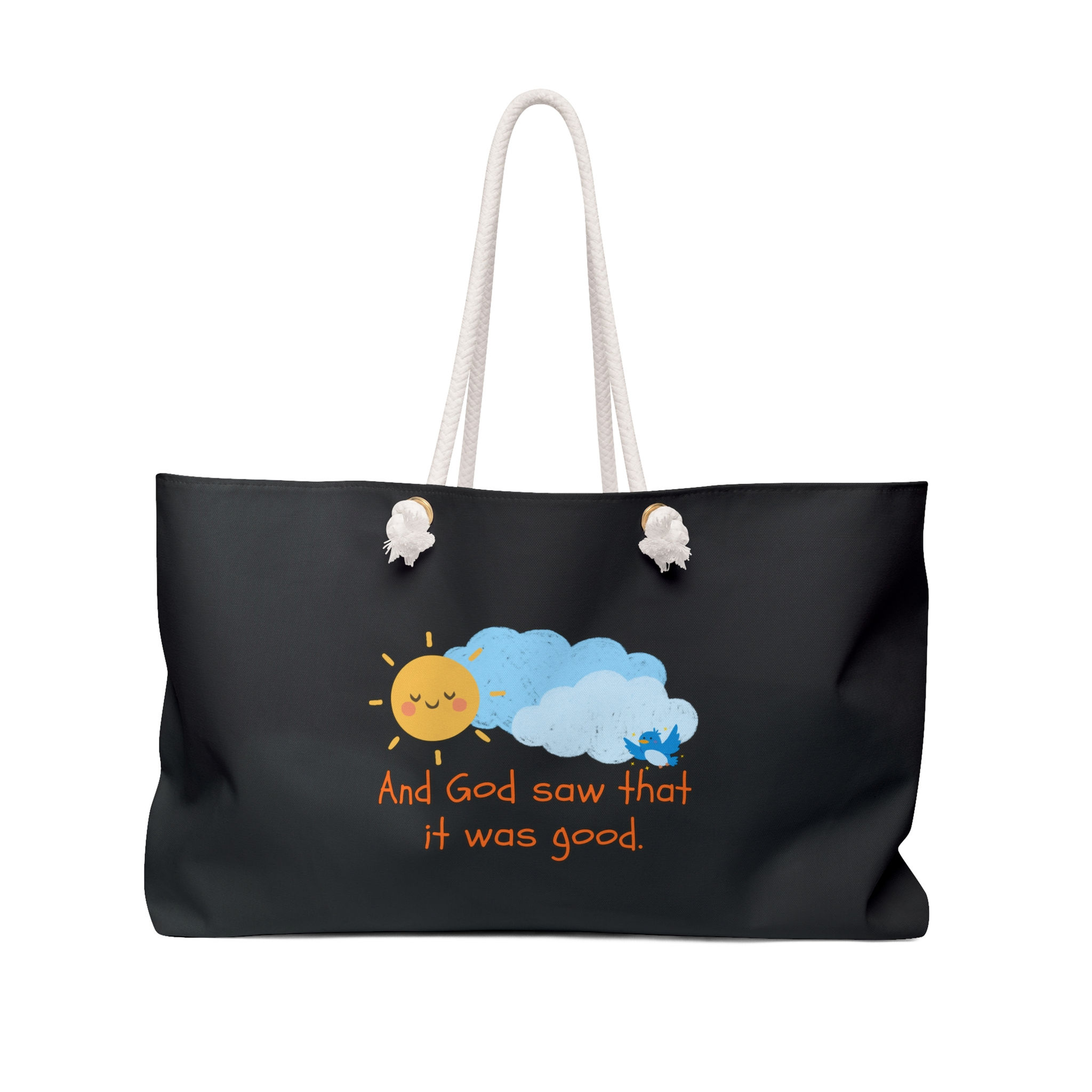 And God Saw That It Was Good Weekender Bag (Black)