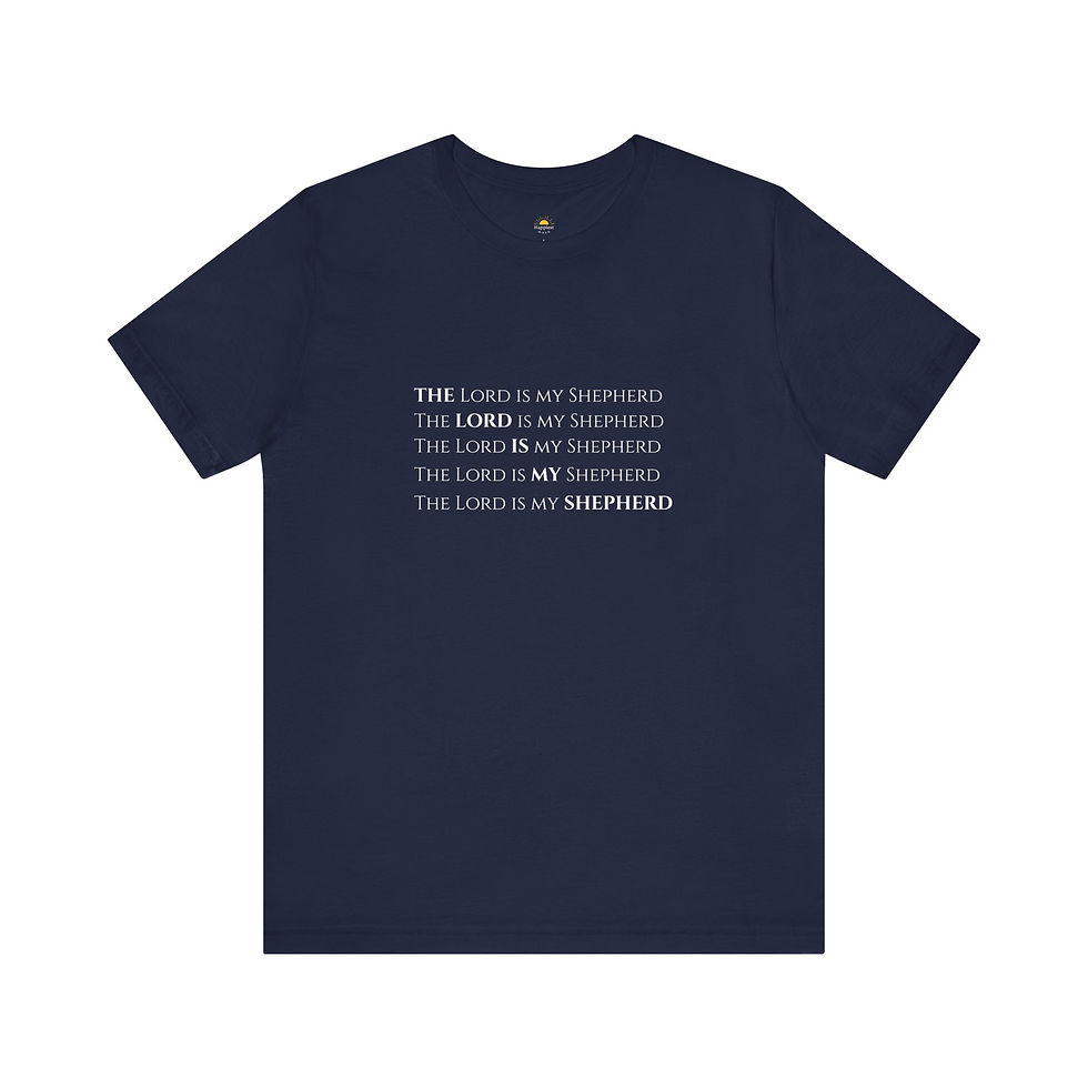 Thumbnail: The Lord Is My Shepherd Unisex Tee