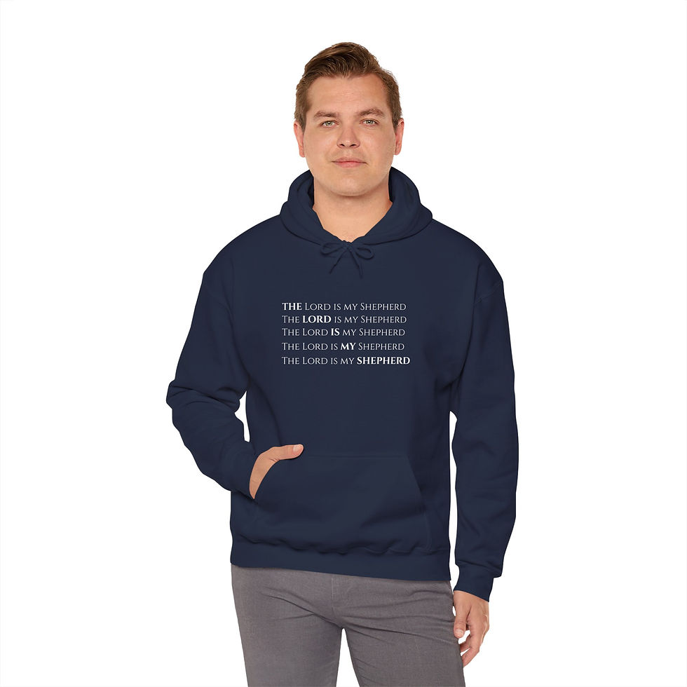Thumbnail: The Lord Is My Shepherd Unisex Hoodie