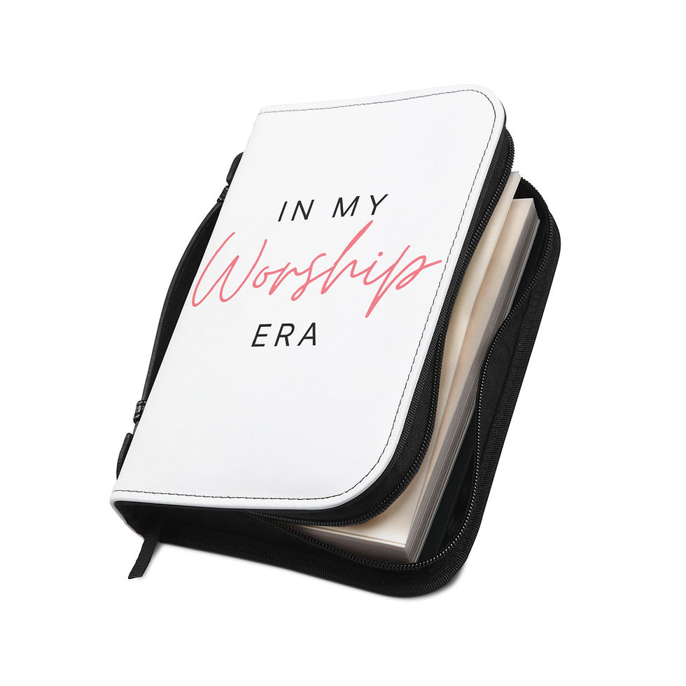 Thumbnail: In My Worship Era Bible Cover (White)