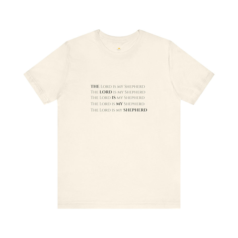 Thumbnail: The Lord Is My Shepherd Unisex Tee