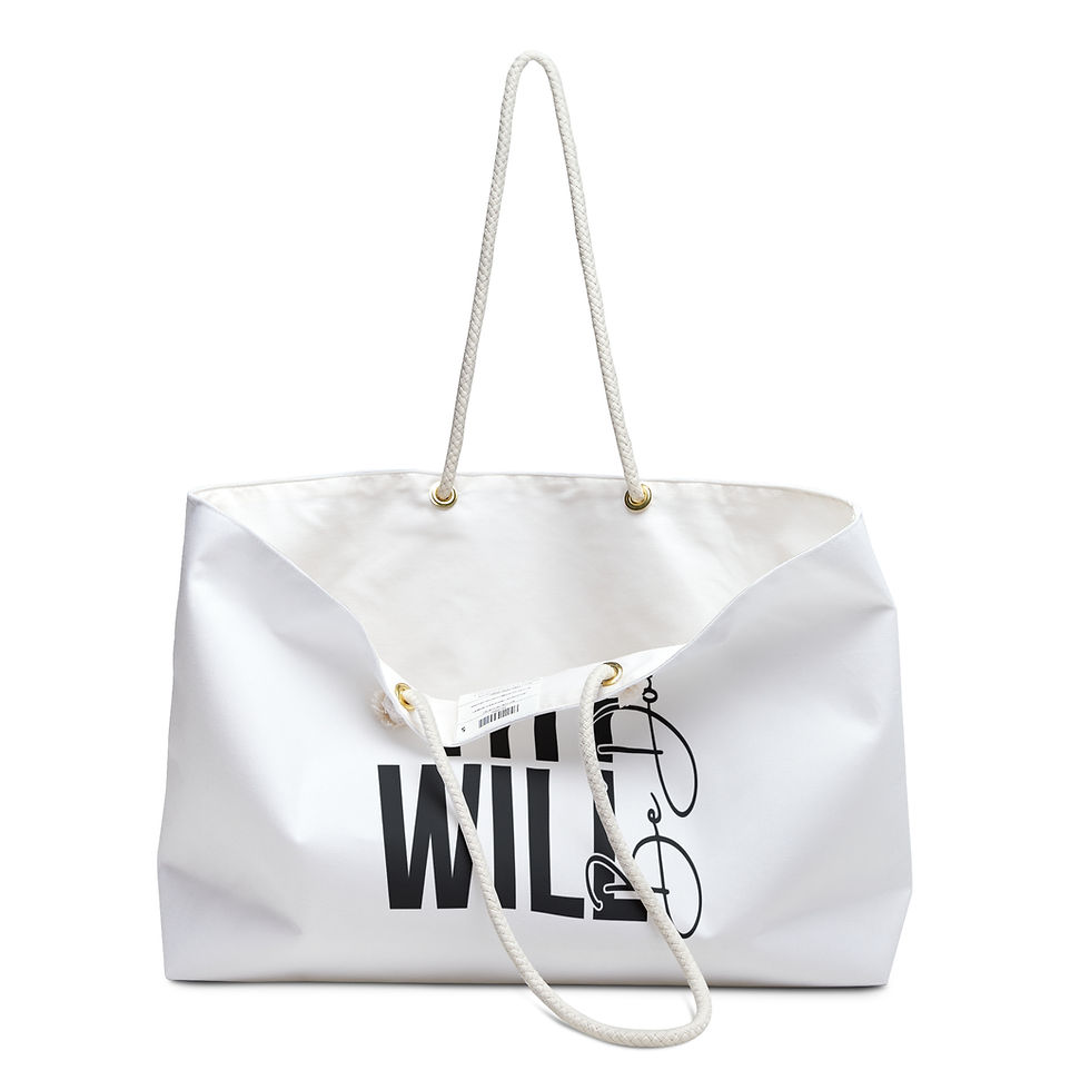 Thumbnail: Thy Will Be Done Weekender Bag (White)