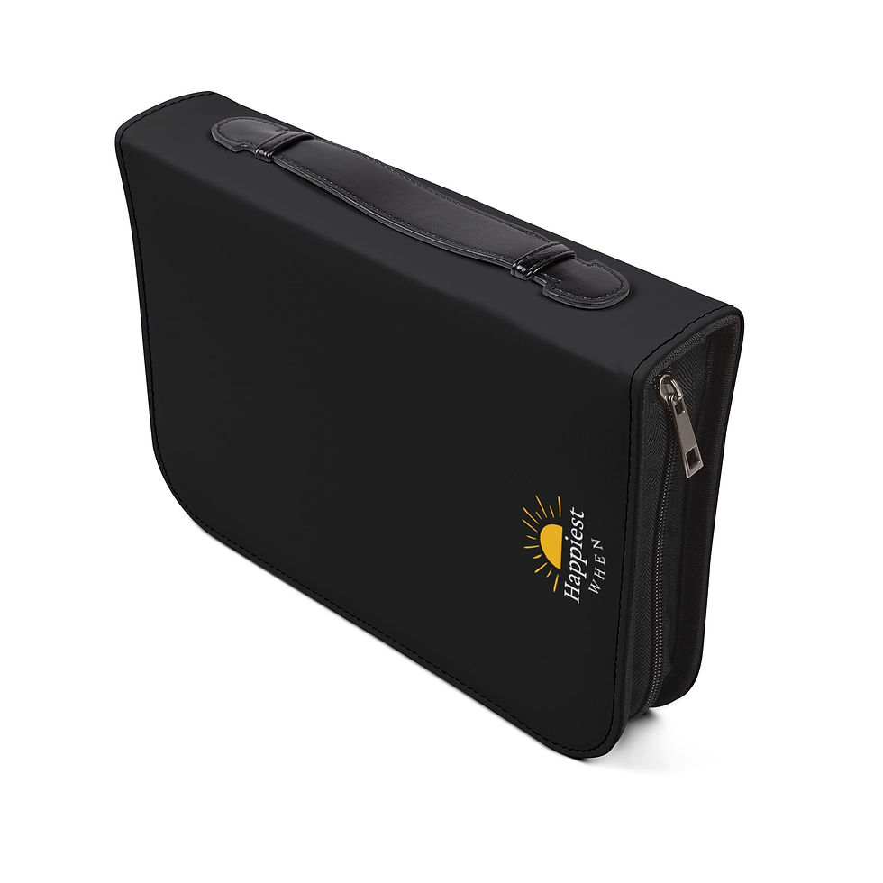 Thumbnail: Make Heaven Crowded Bible Cover (Black) 