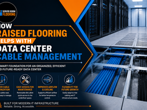 How Raised Flooring Helps With Data Center Cable Management