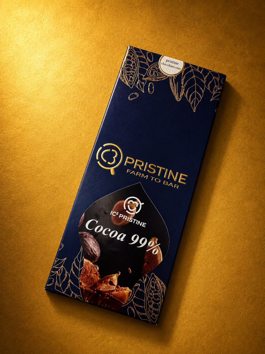 Pristine 99% Cocoa Couverture Chocolate